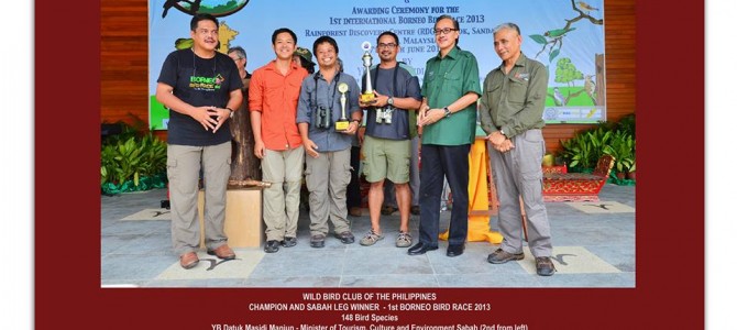 Winner 2013 Borneo Bird Race